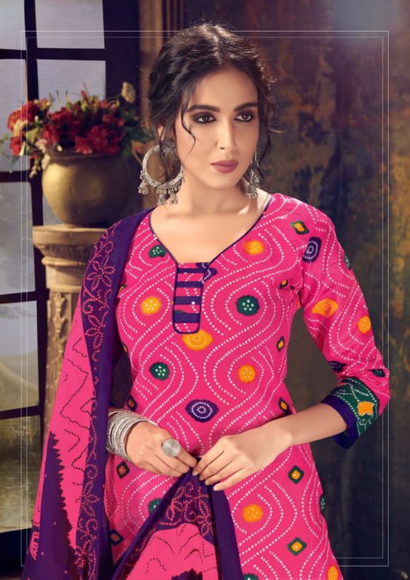 JS Priya Bandhej Vol 3 Cotton Casual Wear Dress Materials